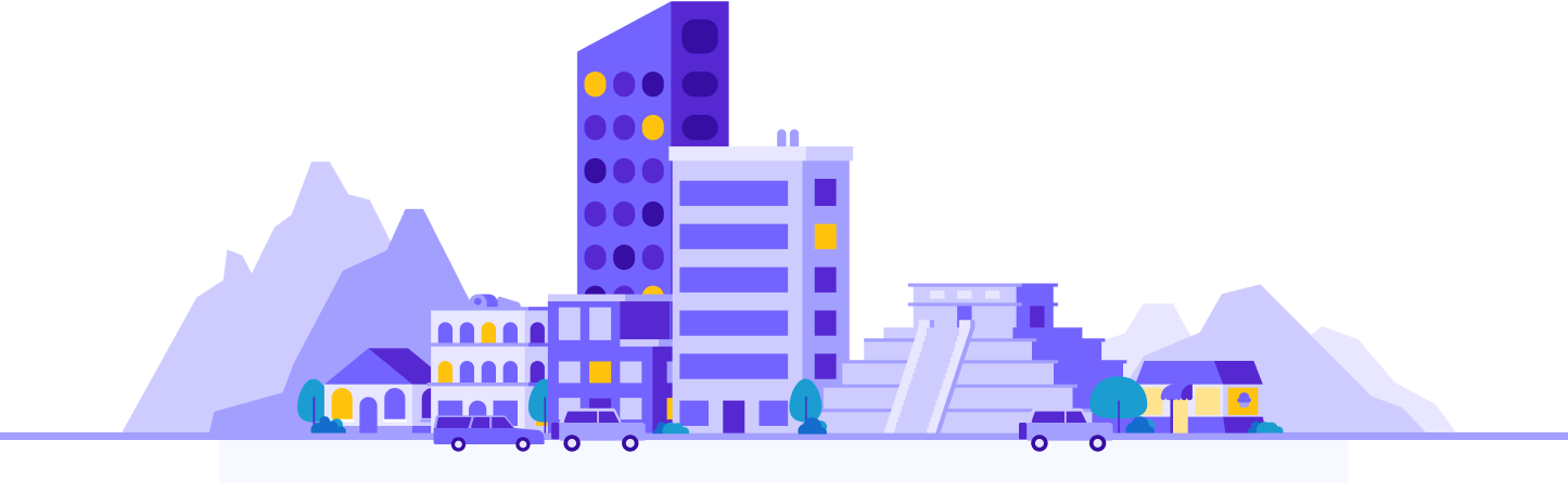 Ilustración de una ciudad